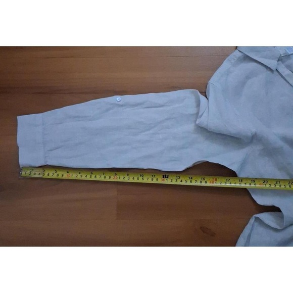 Womens Sigrid Olsen 100% Linen Button‎ Down Tunic Shirt - Picture 6 of 6